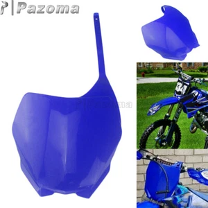Para Yamaha YZ125 YZ250/F WR250F WR450F moto de cross matrícula delantera azul 2006-14 - Imagen 1 de 9