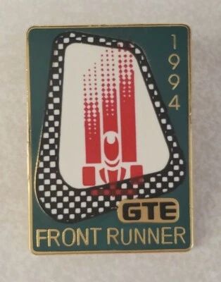 VTG 1994 Indianapolis 500 GTE General Telephone Electric Front Runner Racing Pin - Image 1 of 3