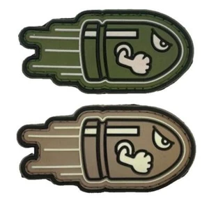 Parche táctico Angry Flying Bullet paquete de 2 piezas verde/T-3D-PVC caucho 3,0 X 1,5 - Imagen 1 de 1