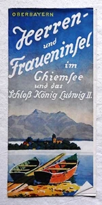 Prospekt - Oberbayern - Herren- u. Fraueninsel im Chiemsee - Ludwig II. (A526) - Picture 1 of 4
