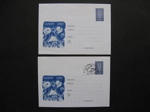 BULGARIA, 2x prestamped ill. cover 2002, mint + FDC, Europe circus clown - Picture 1 of 1