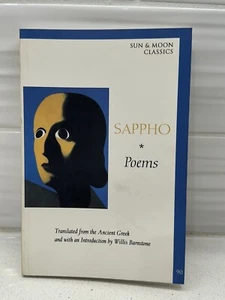 Sun & Moon Classics Sappho Poems - Paperback Book by Willis Barnstone - Foto 1 di 13