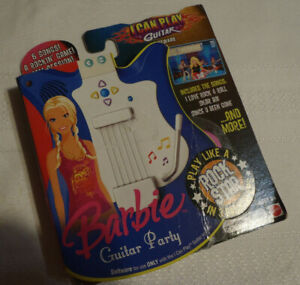 I Can Play Guitar Party Barbie Cartridge Learning Music Game Software NIP