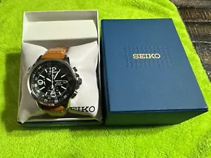 Seiko Prospex SSC081/V172-0AG0 Cronógrafo Solar Esfera Negra Para Hombre 42 mm - Imagen 1 de 6