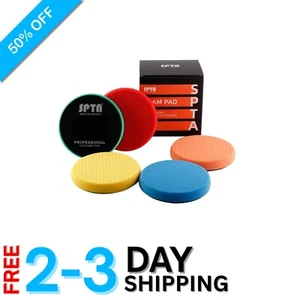 5Pc Diamond Grit Polishing Pad Set - 5.5 Inch for Auto Detailing Excellence - Picture 1 of 9