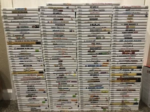 Nintendo Wii Game Lot. Pick & Choose. Mario, Sonic, Just Dance, etc! - Picture 1 of 3