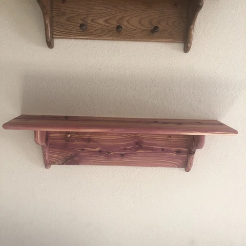 Red Cedar Shelf / Clock Shelf Cover