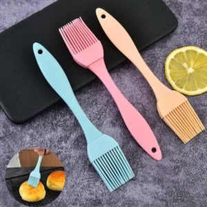 Silicone Basting Brush: BBQ, Sauce, Butter, Egg, Heat-Resistant Baking Tool - Picture 1 of 26