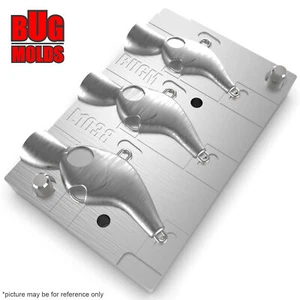 Fishing SinkerMold  AluminiumFishingMold Lure making Lead Molds Tail Spinner - Picture 1 of 9