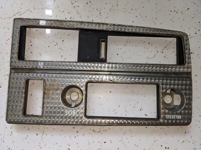 Buick Riviera 1972 radio bisel giratorio metal 1971 OEM GM AC Delco 1235452 Foto 1 de 4