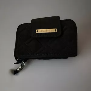 Vera  Bradley wristlet wallet Black Quilt 6 Inch X 3.5 Inch. NWT - Picture 1 of 5