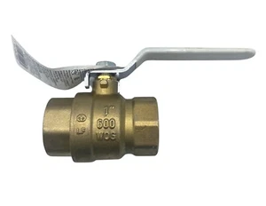 1" NPT 250psi Propane Natural Gas Liquid Vapor Brass Ball Valve LPG Lockoff LP - Picture 1 of 2