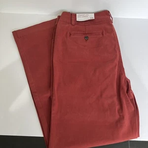 NWT SOFT SURROUNDINGS Russet Red Alton Straight Leg Full Length Pants Size 16 - Picture 1 of 5