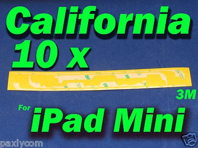 10 pcs x Apple iPad Mini Adhesive Sticker Frame LCD Tape Touch Screen Digitizer  - Image 1 of 4