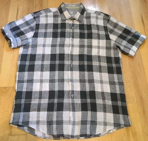 Camisa Bugatchi Uomo Hombre Botón Delantero Manga Corta Talla XL - Imagen 1 de 5