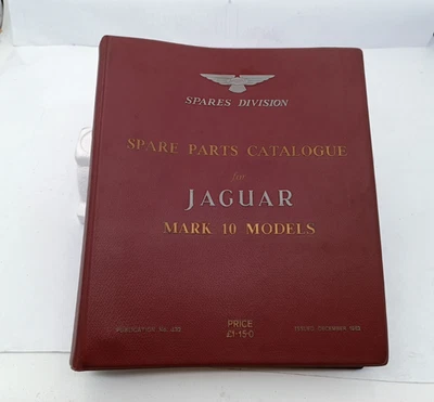 Manuale officina Jaguar Mark 10 X catalogo ricambi con esplosi originale ed 1962 - Immagine 1 di 4