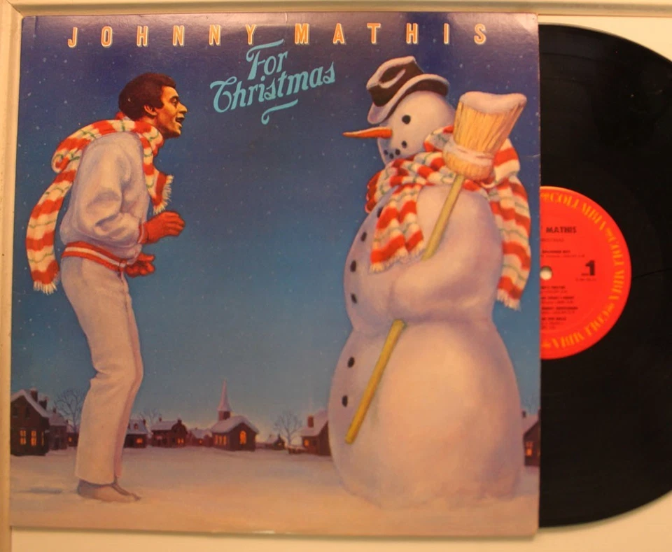 Johnny Mathis Lp For Christmas On Columbia - Vg / Vg - Image 1 of 1