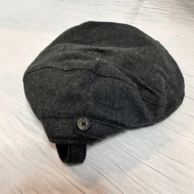 Gorra Janie and Jack Newsboy Gris Oscuro Niños 12 a 18 Meses Foto 1 de 4