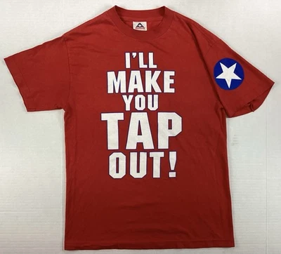 Camiseta vintage Kurt Angle WWF 2001 I’ll Make You Tap Out It’s True Stone Cold Foto 1 de 4