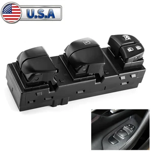 Interruptor de control maestro de ventana eléctrica lado del conductor izquierdo para Nissan Altima 2013-2018^ - Imagen 1 de 10