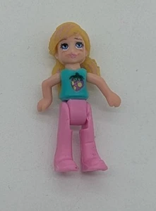 Polly Pocket Blonde With Berry Shirt Mini Micro Figure 1" - Picture 1 of 2