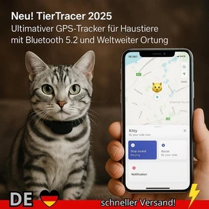 TierTracer 2025: GPS-Tracker für Haustiere mit Bluetooth 52 - Bild 1 von 9