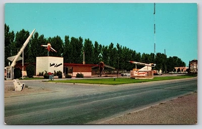 Alamogordo New Mexico~Spaceport Roadside View~Missile~Entrance Sign~1950s PC - Image 1 of 2