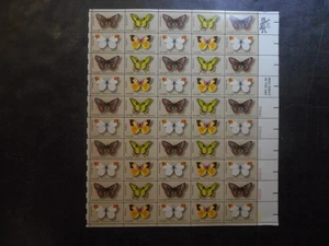 Scott 1712-15, 13 cent, Butterfly, Sheet - Picture 1 of 2