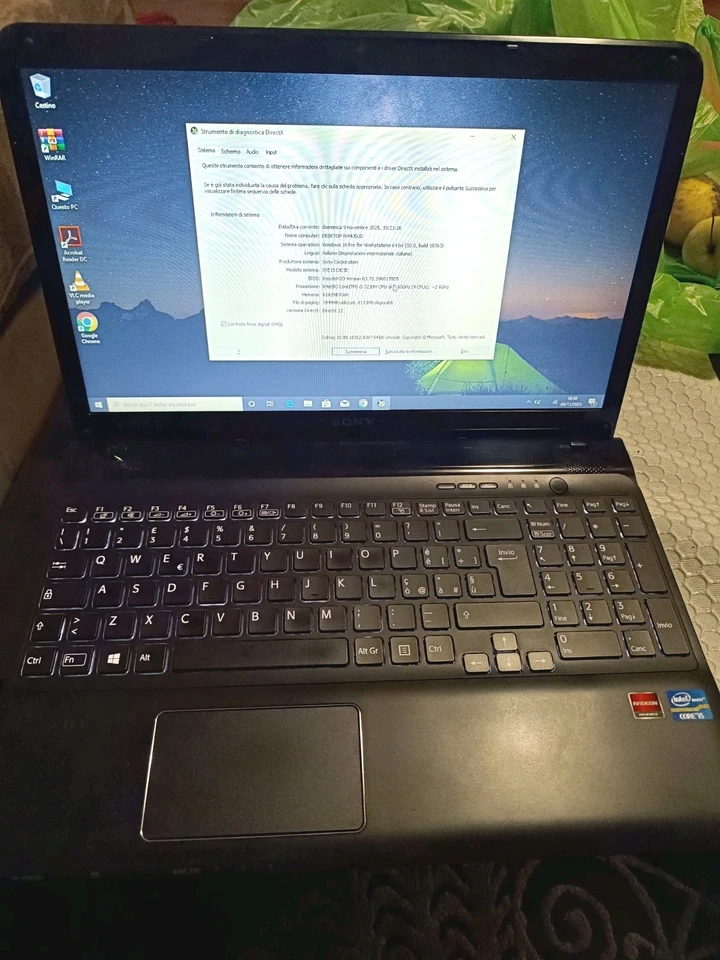 sony vaio I5 Usato Poco ---sve151g17M--- - Immagine 1 di 4