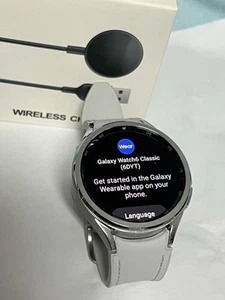 Samsung Galaxy Watch6 Classic SM-R960 47mm Stainless Steel Case with Hybrid Band - Zdjęcie 1 z 4