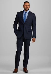 Joseph Abboud Tailored Fit BLUE Suit 40 L, Pants 34 - Picture 1 of 4