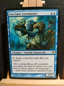 Sea Gate Loremaster - Zendikar - Rare - Excellent / LP (siehe Bilder) - MTG - Bild 1 von 2