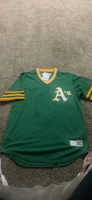 🔥⚾️Oakland A’s Reggie Jackson #9 Nike Cooperstown Collection Jersey Size S⚾️🔥 - Image 1 of 2