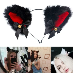 Cerchietto per capelli donna orecchie di gatto cerchietto per gatti fascia per capelli festa cosplay donna- - Foto 1 di 25
