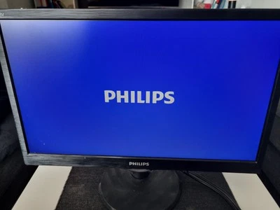 Philips 193V5LSB2/10 LED Monitor 18,5" 1366x768 VGA TN Panel 60Hz 5ms Schwarz - Bild 1 von 3