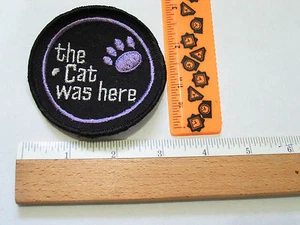 Vintage Arctic Cat The Cat Was Here Snowmobile Patch  - Picture 1 of 1