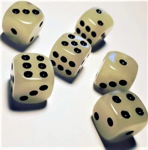 Würfelset D6 Glow in the Dark – 12-teilig Dice4Friends - Picture 1 of 1