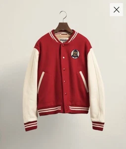Gant X Wrangler Blue Bell rot/weiß College-Jacke neu mit Etikett Größe Small Herren " - Bild 1 von 21
