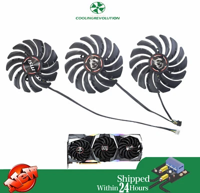 GPU Replacement Cooling Fan For MSI RTX 2070 SUPER 2080 2080Ti Gaming X Z Trio - Image 1 of 3