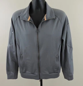 RLX RALPH LAUREN Mens Sz Large Gray Fleece Lined Full Zip Pocket Golf Jacket EXC - Picture 1 of 6