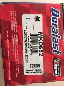 Duralast Brake Pads Mkd652 Fit Some Ford Mazda Mercury - Foto 1 di 3