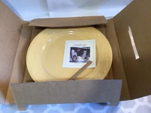 Longaberger gewebt Traditionen BUTTERNUSSGELB 10" Essteller (1) Neu im Karton! #BS-1 - Bild 1 von 13