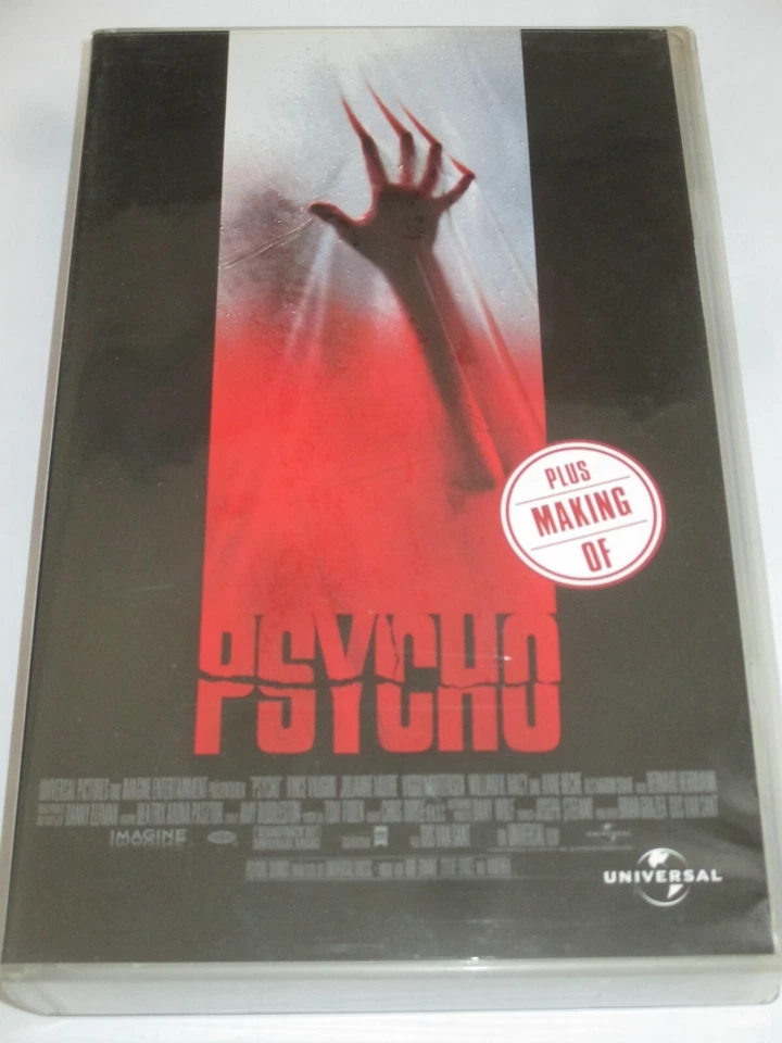 Universal - Psycho - VHS/Horror/Vince Vaughn/Anne Heche/Remake - Bild 1 von 1