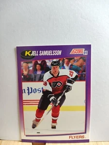 KJELL SAMUELSSON 🏆1991 SCORE #207 FLYERS NHL Hockey Card🏆 - Bild 1 von 2