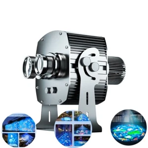 60W Dual-head Dynamic Water Ripple Light Wall Bridge Pattern Gobo Logo Projector - Picture 1 of 14