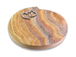 Grabstein, Grabplatte , mit Schrift, Natursteinart:Rainbow , 40x30x7 cm - Bild 1 von 1
