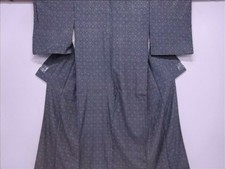 JAPANESE SILK KIMONO VINTAGE GRAY COLOR / GIAPPONESE ORIGINALE IN SETA - GEISHA