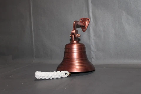 Pure Brass Vintage Theme Decorative Bell For Cafe, Home, Office Decorative Art Cover