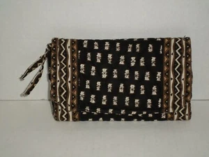 Vera Bradley Zebras Tri Fold Wallet Organizer Retired Very NIce - Picture 1 of 6
