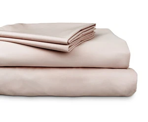 Ardor 300TC Cotton Mega Queen Bed Flat/Fitted Sheet Set w/ 2x Pillowcases Pink - Picture 1 of 3